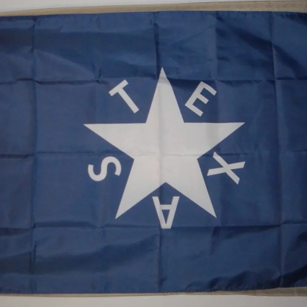 Lorenzo de Zavala Republic of Texas 3' x 5' Blue Flag Banner Mexico